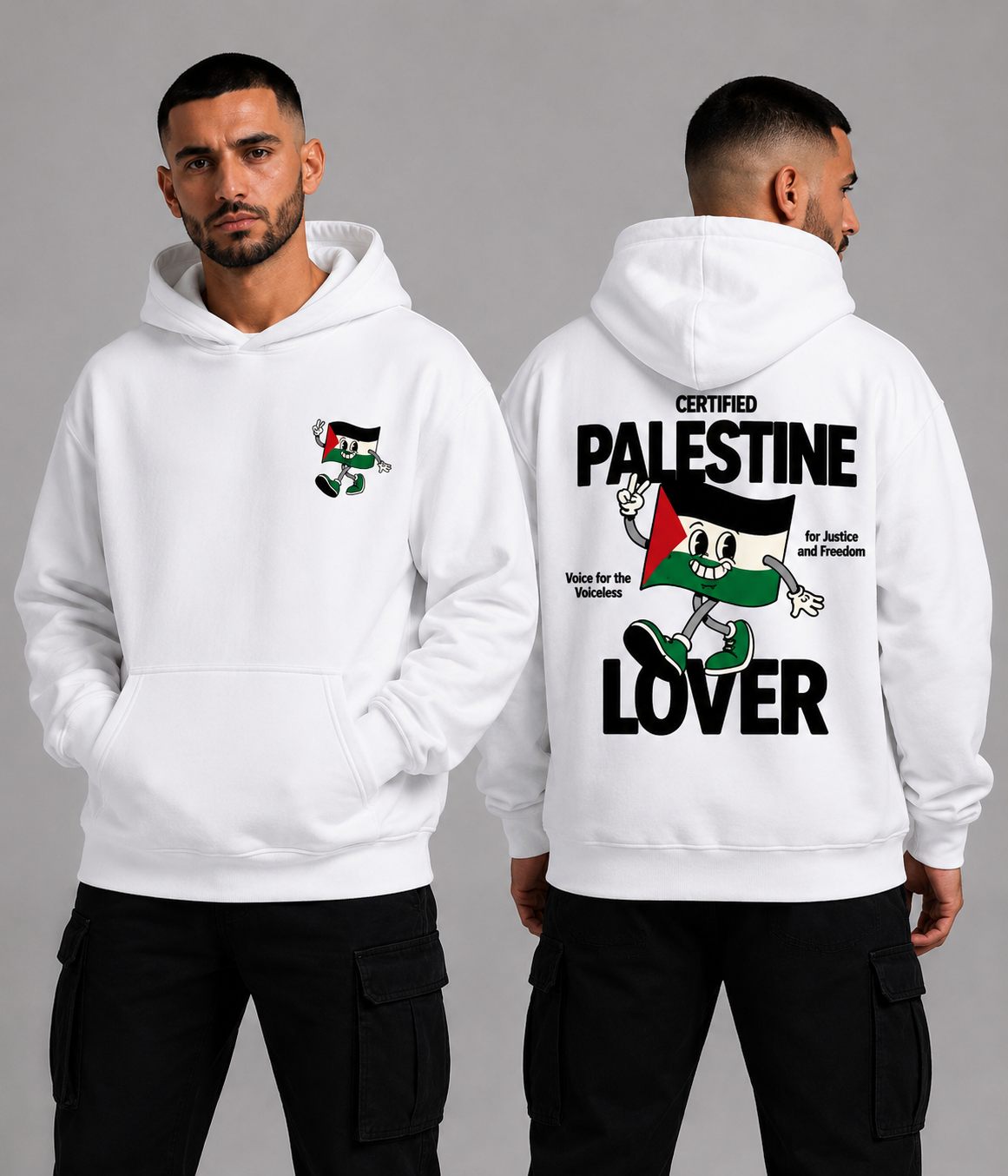 Palestine Lover Comic HOODIE