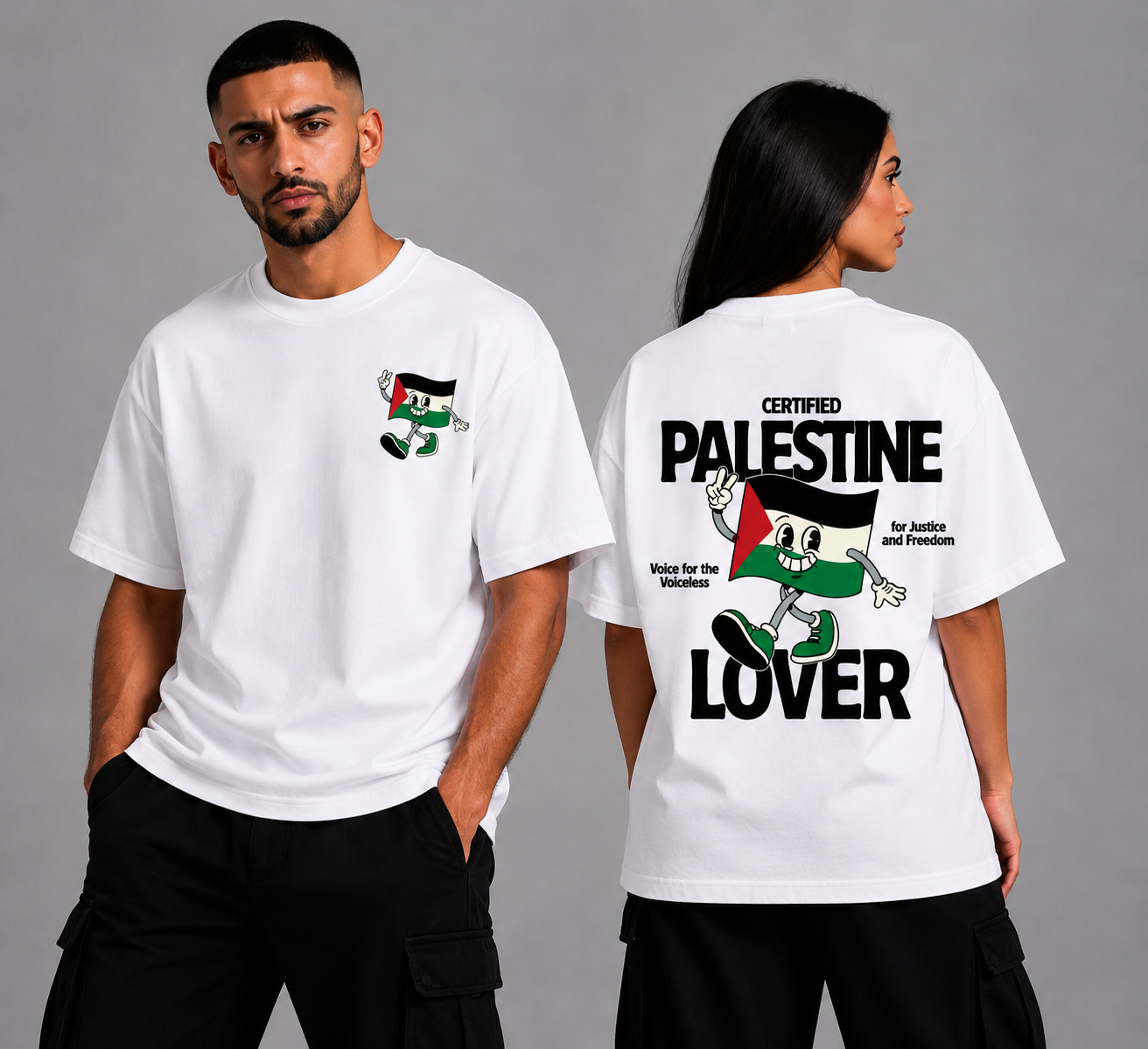 Palestine Lover Comic TEE